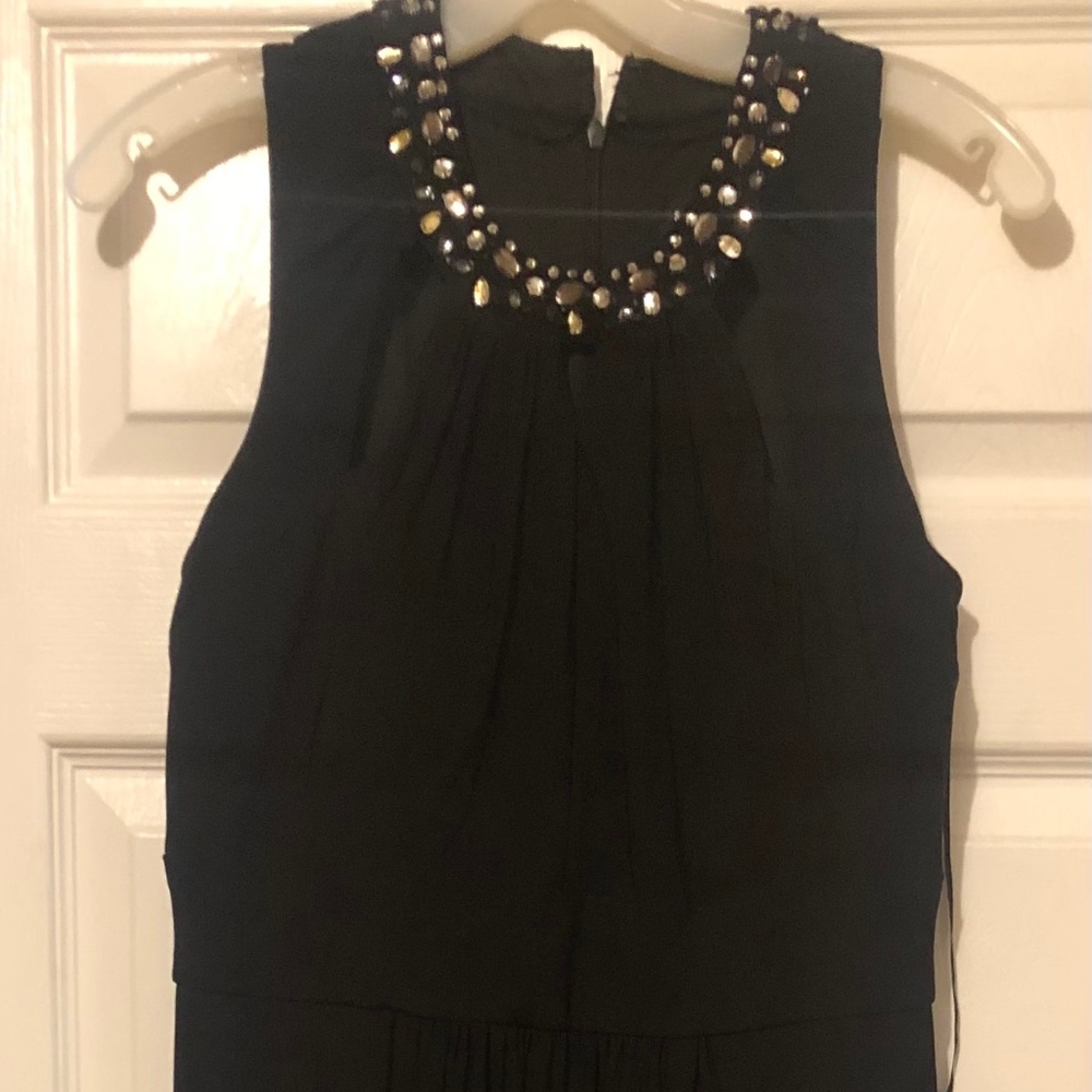 Black evening formal dress